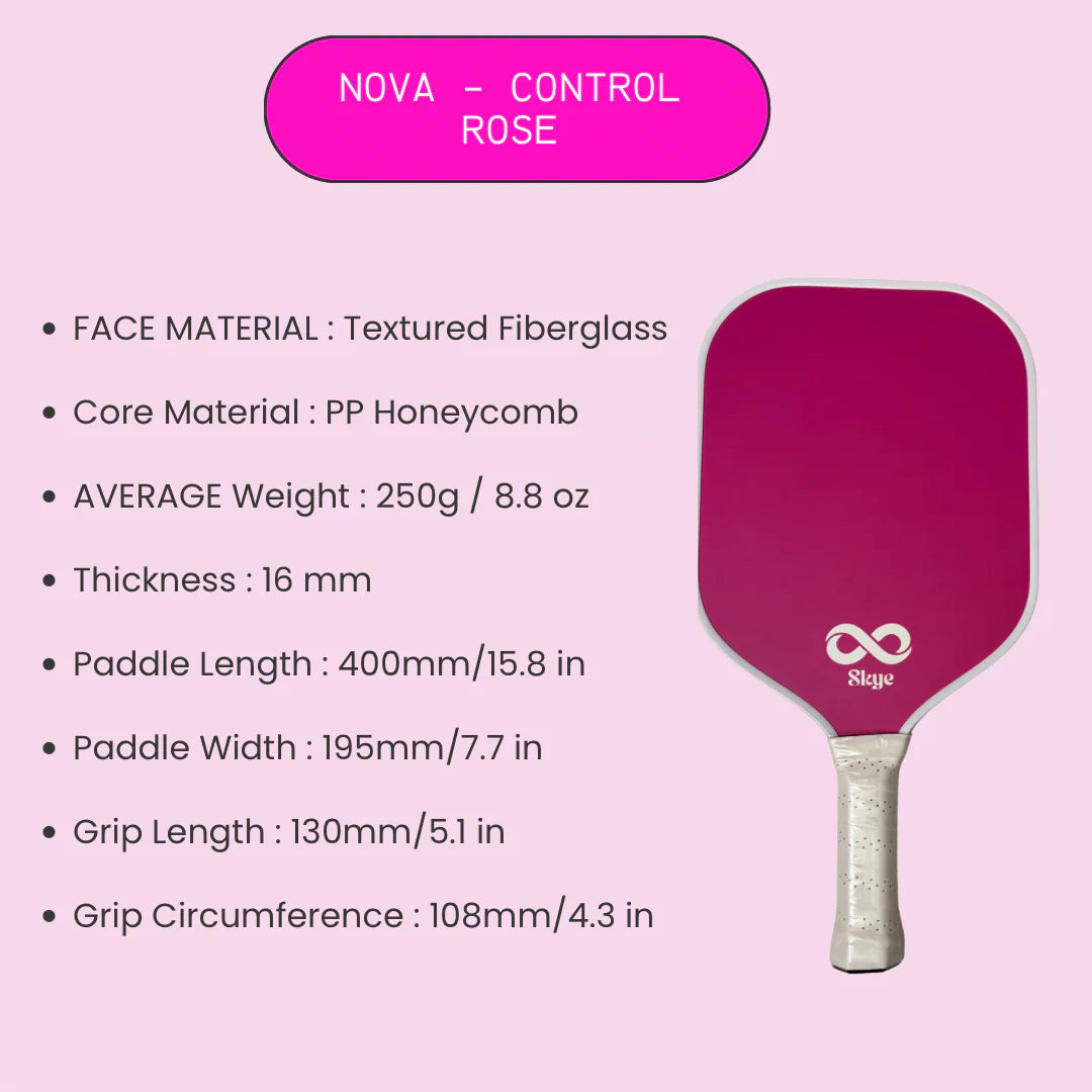 SKYE 匹克球拍 Pickleball paddle-Rose