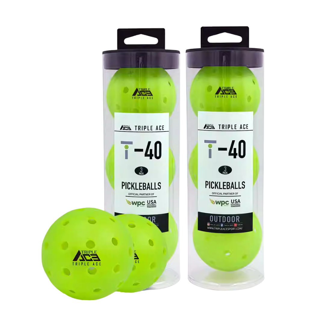 Triple Ace 室外匹克球球40孔(WPC比賽專用球) Outdoor Pickleball Balls 40 Holes (for competition)