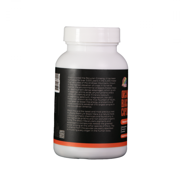 有機高級黑瑪卡粉素食膠囊 Organic Premium Black Maca in capsules