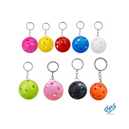迷你匹克球造型鑰匙扣 Mini Pickball-shaped keychain