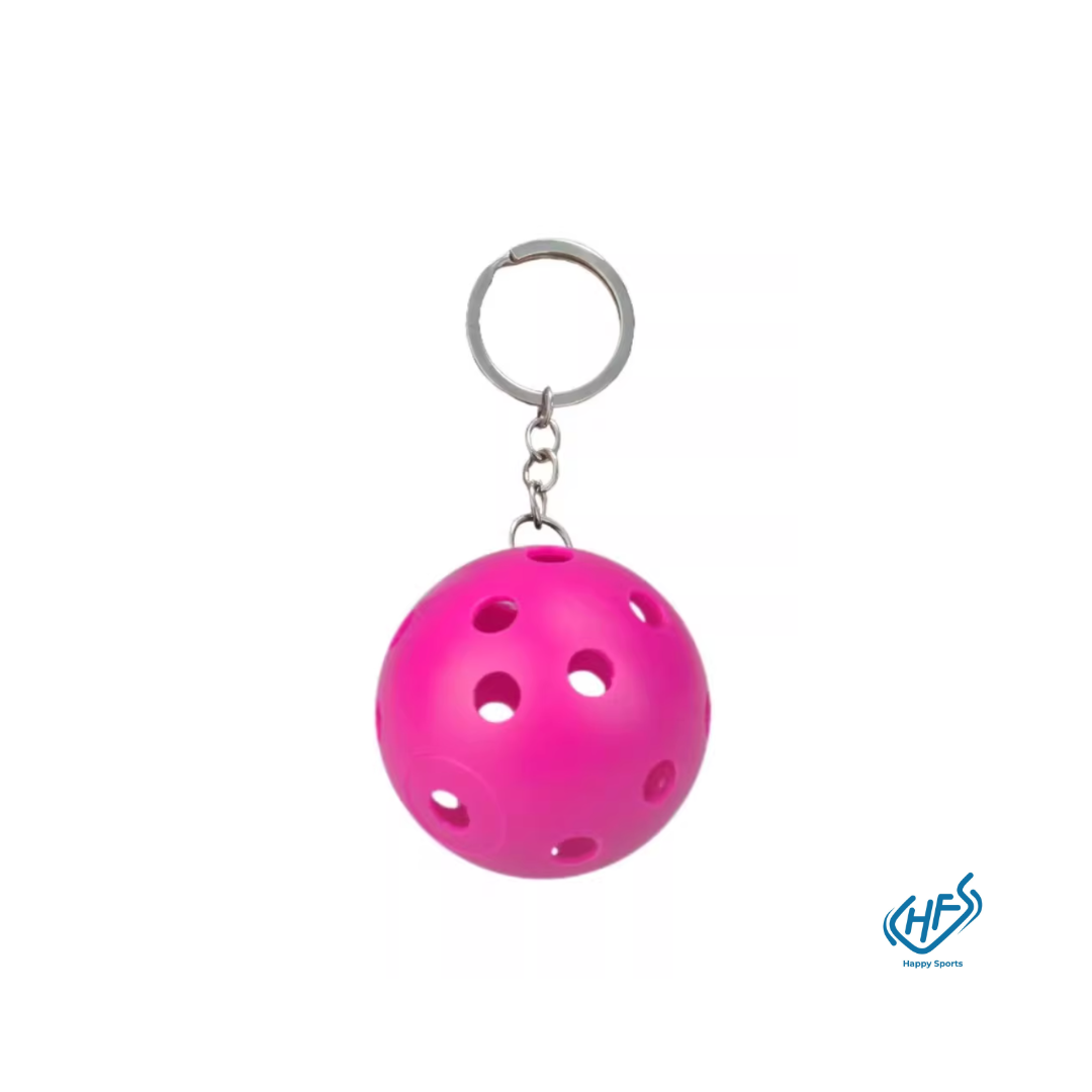 迷你匹克球造型鑰匙扣 Mini Pickball-shaped keychain