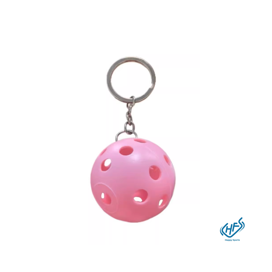 迷你匹克球造型鑰匙扣 Mini Pickball-shaped keychain