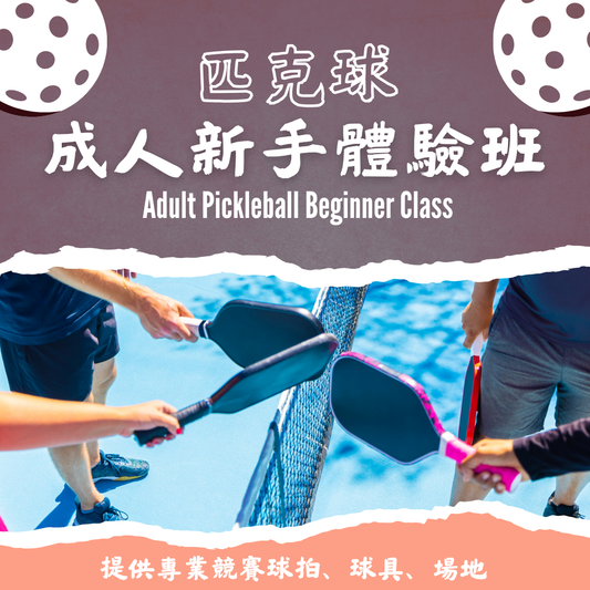 【零基礎友好】匹克球成人新手體驗班