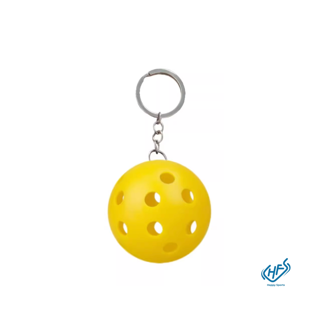 迷你匹克球造型鑰匙扣 Mini Pickball-shaped keychain