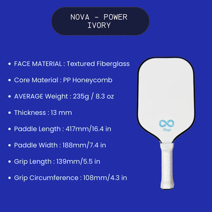 SKYE 匹克球拍 Pickleball paddle-Ivory