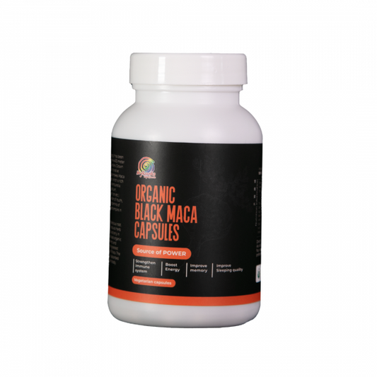 有機高級黑瑪卡粉素食膠囊 Organic Premium Black Maca in capsules