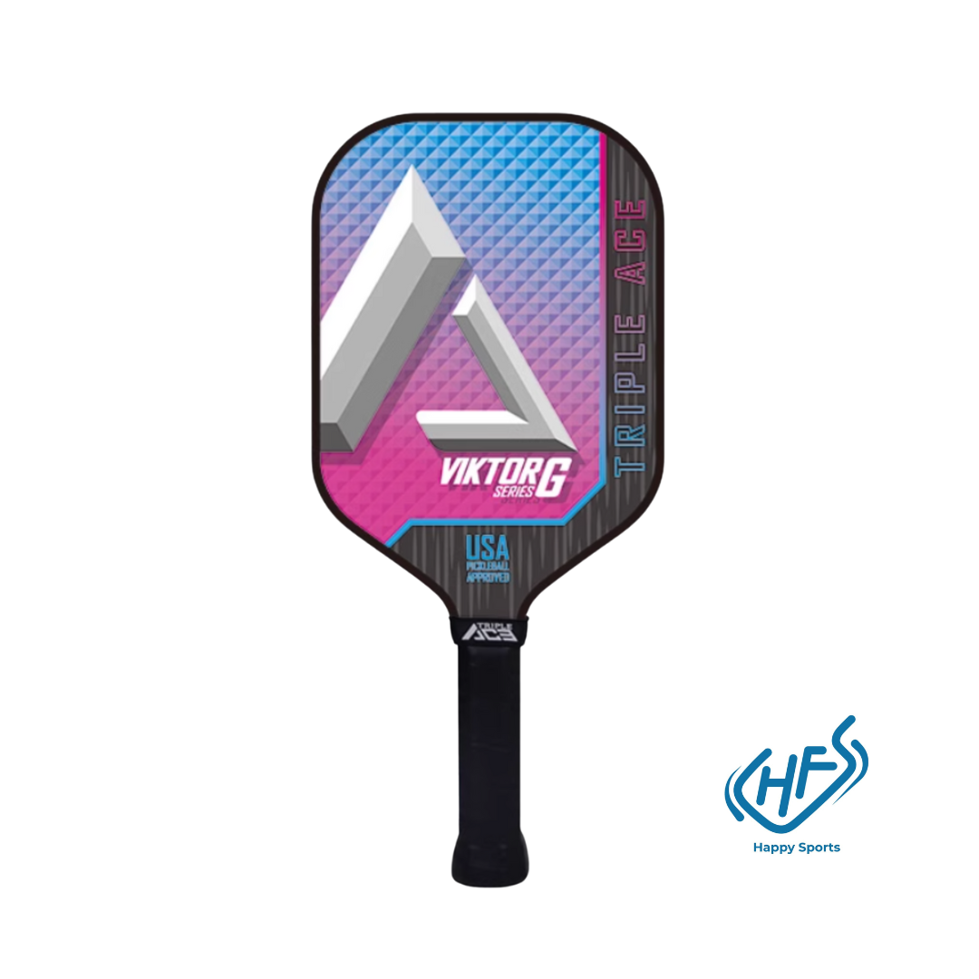 TRIPLE ACE 匹克球球拍 Pickleball paddle-征服者 (粉藍色) Viktor-G (Pink Blue)